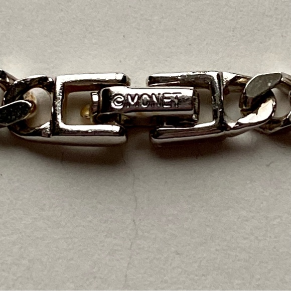 Monet Silverplated Large Link Chain Necklace - 19” - Picture 4 of 5